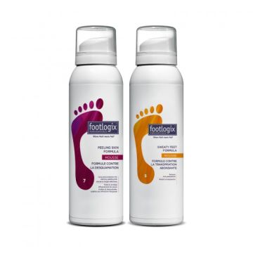 Essential Foot Care Duo - Peeling Skin 125ml & Sweaty Feet 125ml Combo Pack