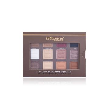 12 Color Pro Natural Eye Palette - Bellapierre